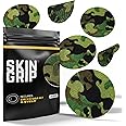 Skin Grip Adhesive Patches for Dexcom G7 & Stelo CGM – Waterproof & Sweatproof Cover for Continuous Glucose Monitor Sensor, Stays Secure for 10-15 Days – 20 Pack, Camo