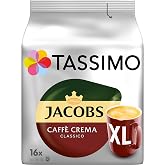 Tassimo Jacobs Kr&ouml;nung Caff&Atilde; Crema XL, 5er Pack (5 x 16 Portionen)