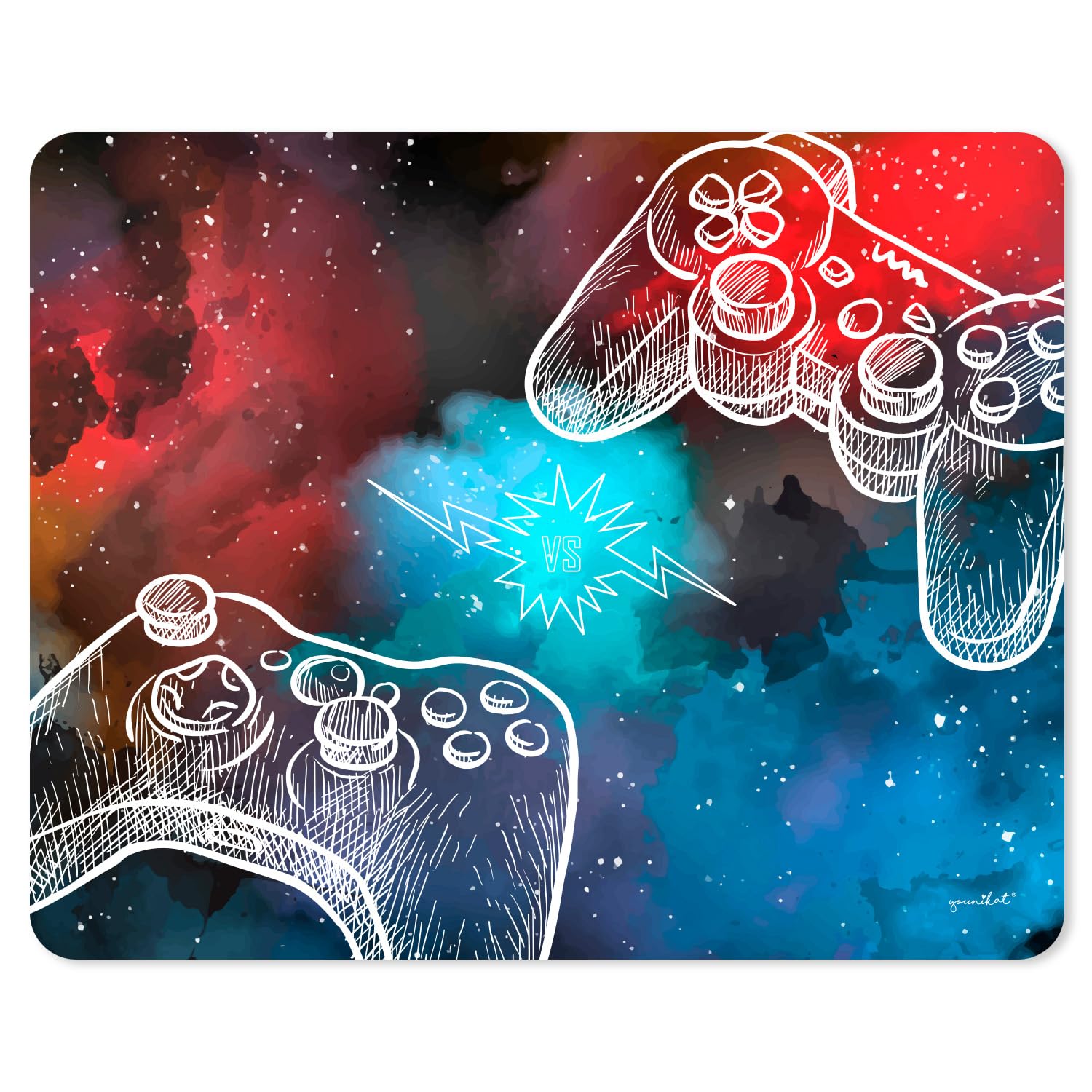 Gaming Mouse Pad I 19 x 24 cm I Mouse Pad Non-Slip I Gamer Boys Teens Cool I dv_696