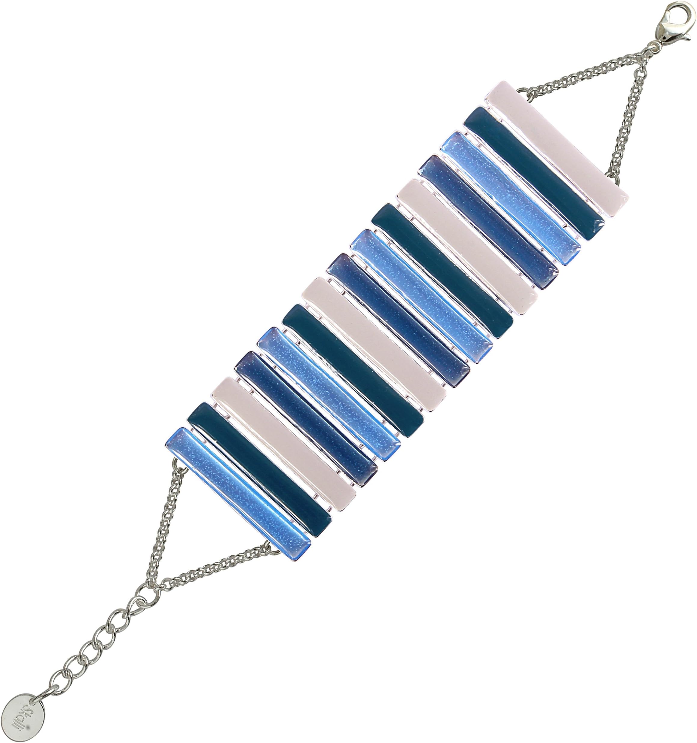 Skalli Mamy Blue Madison AD03VA Women's Bracelet - Metal and Resin - 3-16 cm