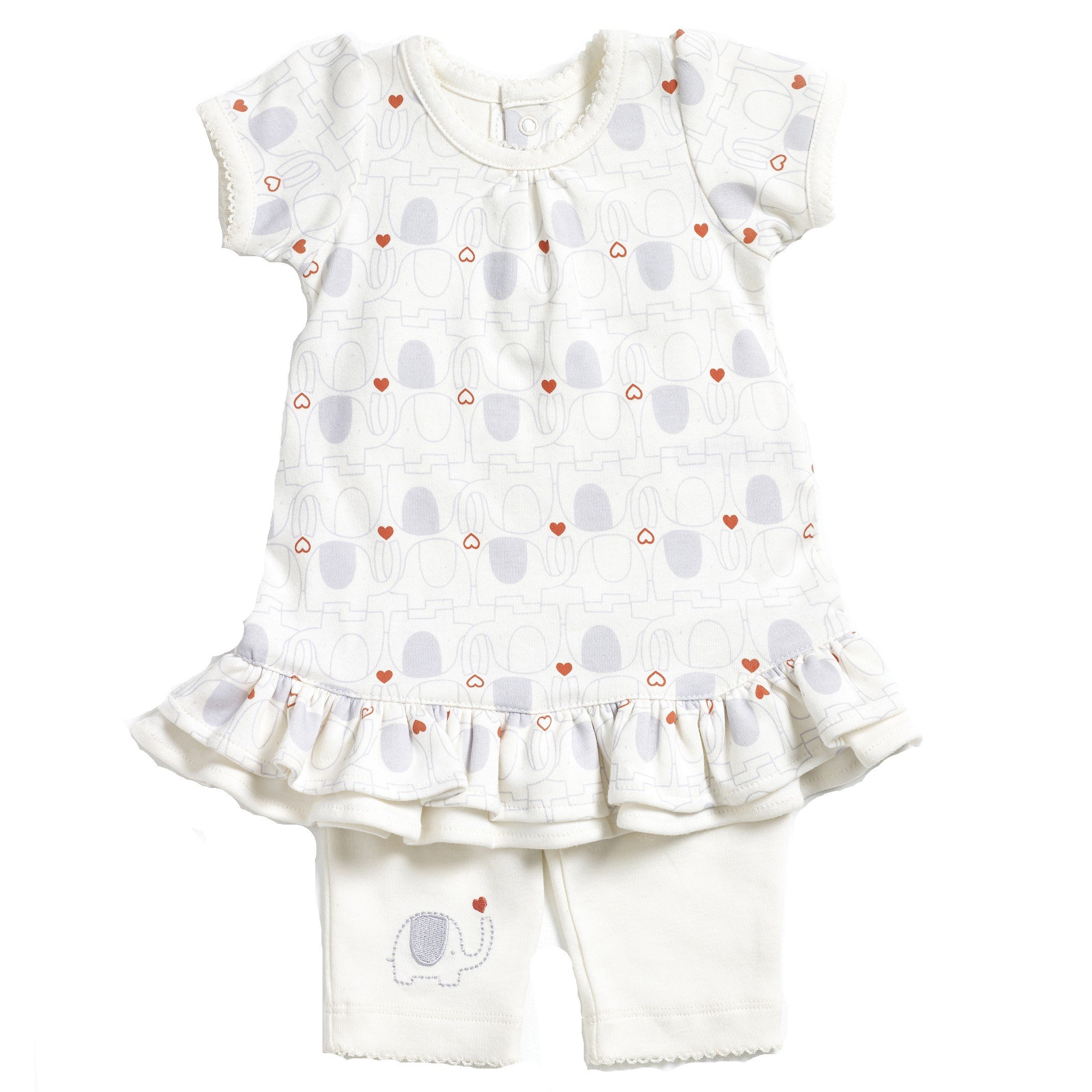 Natures Purest My 1st Friend Organic Cotton Dress & Leggings Set - 0-3 Months