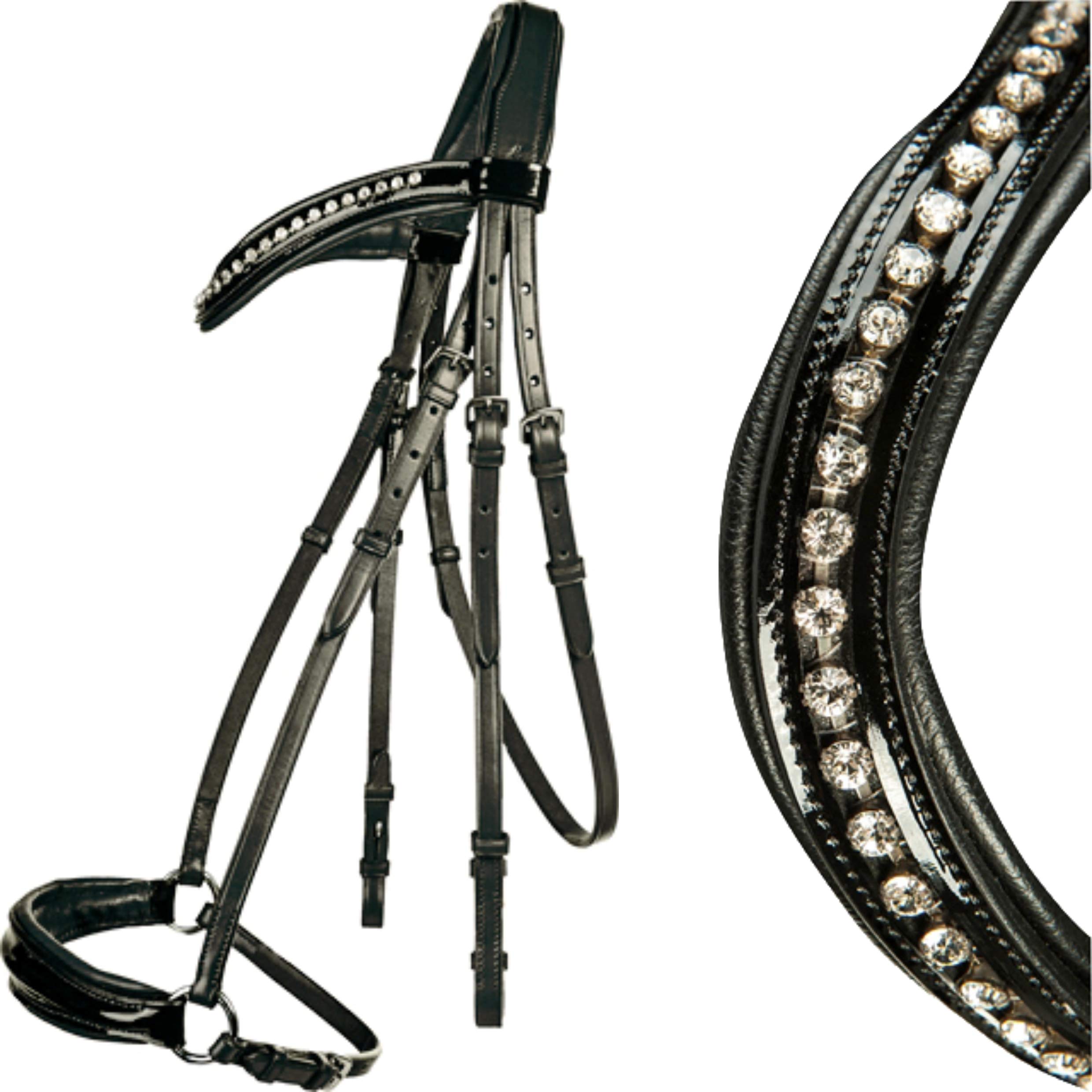 HKM Carolin Bridle Black Cob