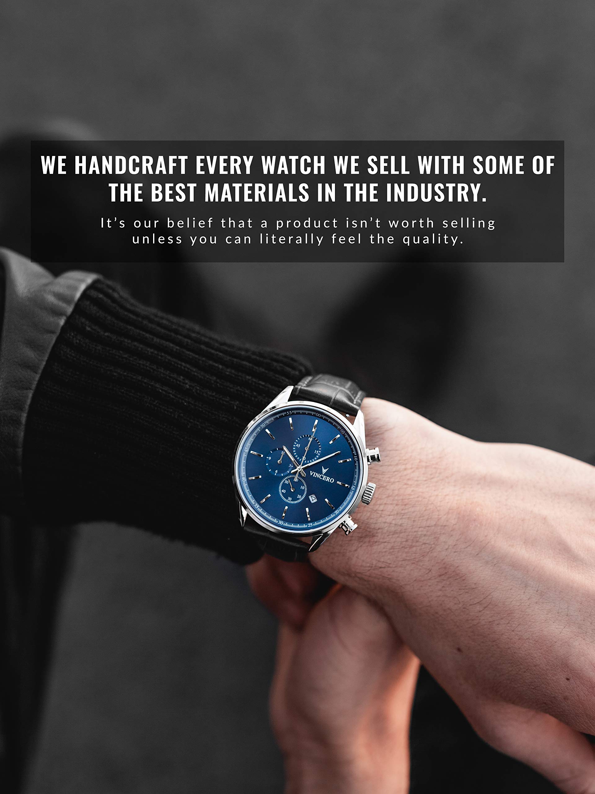 Mua Vincero(ビンチェロ) ラグジュアリー メンズ腕時計 クロノ S  