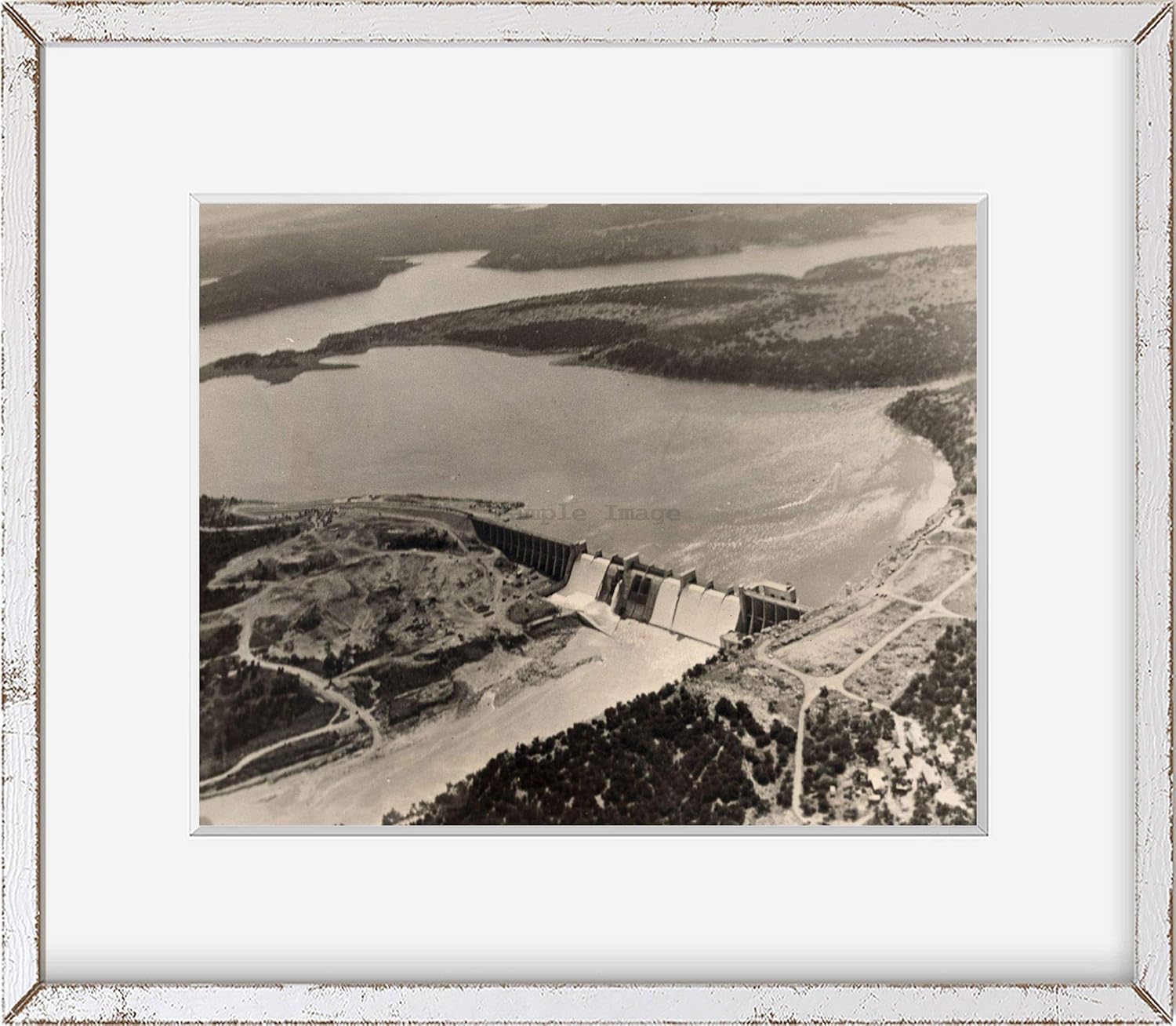 Photographs - INFINITE PHOTOGRAPHS Photo: Southwest Power Controversy, Possum Kingdom Dam, 1941 | Vintage Black & White