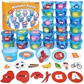 Joyreal Alphabet Learning Toys for Kids 3+ Year Old Alphabet Soup Sorter | 245 Flashcards, Uppercase/Lowercase, ABC Letter Match/Sort, Alphabet Sounds Teaching, Preschool Education, Classroom Supplies