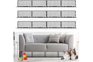 HONKID Under Couch Blocker 12 Pack, Under Bed Blocker Prevents Toys & Pets Under Furniture, Ideal for Living Room, Bedroom, Playroom (6.7" H x 14.5" L)