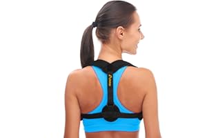 Andego Back Brace Posture Corrector Women Men - Elastic Shoulder Posture Corrector for Upper & Lower Back Support - Posture Brace