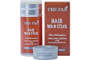 The Fab Hair Wax Stick – Non-Greasy, No Residue, Scent-Free Pomade | Tames Flyaways, Smooths Buns, Controls Edges | All-Day H