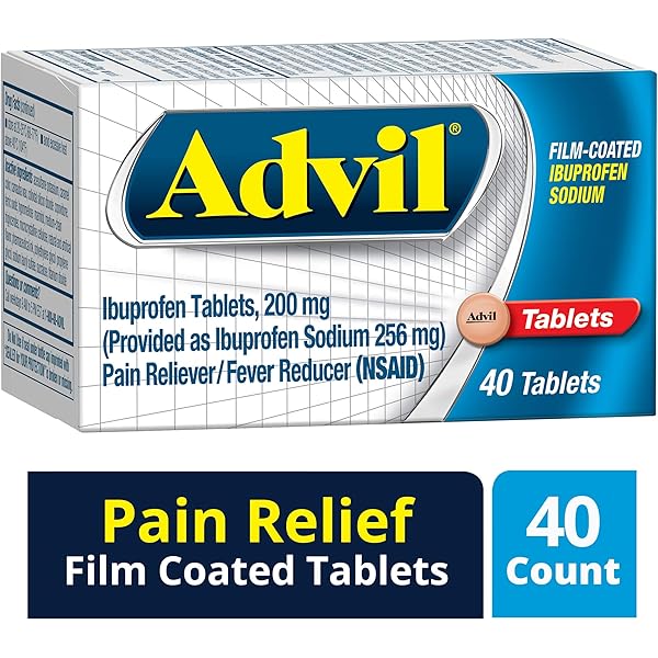 Amazon Com Advil Film Coated Tablets Pain Reliever And Fever