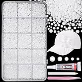 12000Pcs White Rhinestones for Bedazzling Kit, 2/3/4/5/6mm Mix Sizes Jelly Bedazzling Resin Gems, White Color Gems Bedazzling, Flatback Resin Rhinestones for Craft DIY Face Makeup Crafts Tumblers