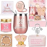 28th Birthday Gifts for Women Her, Happy 28th 28 Year Old Birthday Basket Gifts Box for Women Best Friends Female Daughter Sister Her Girlfriend Coworker Bestie Birthday Unique