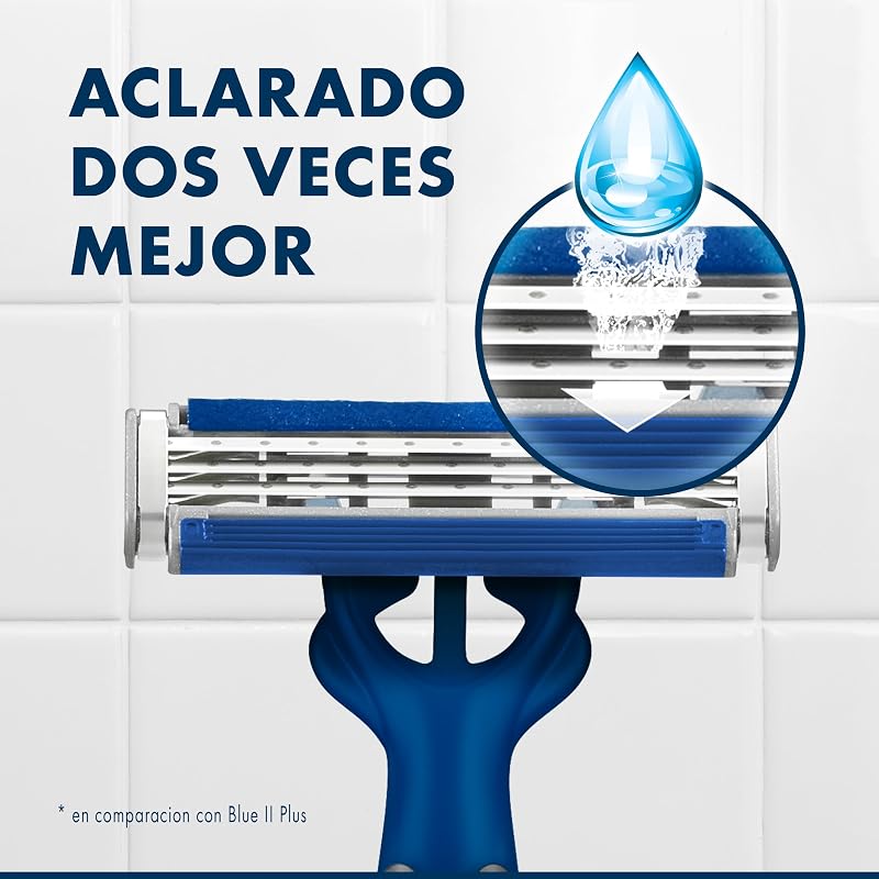 Blue3 Smooth Maquinillas de Afeitar Desechables Hombre, Pack de 16