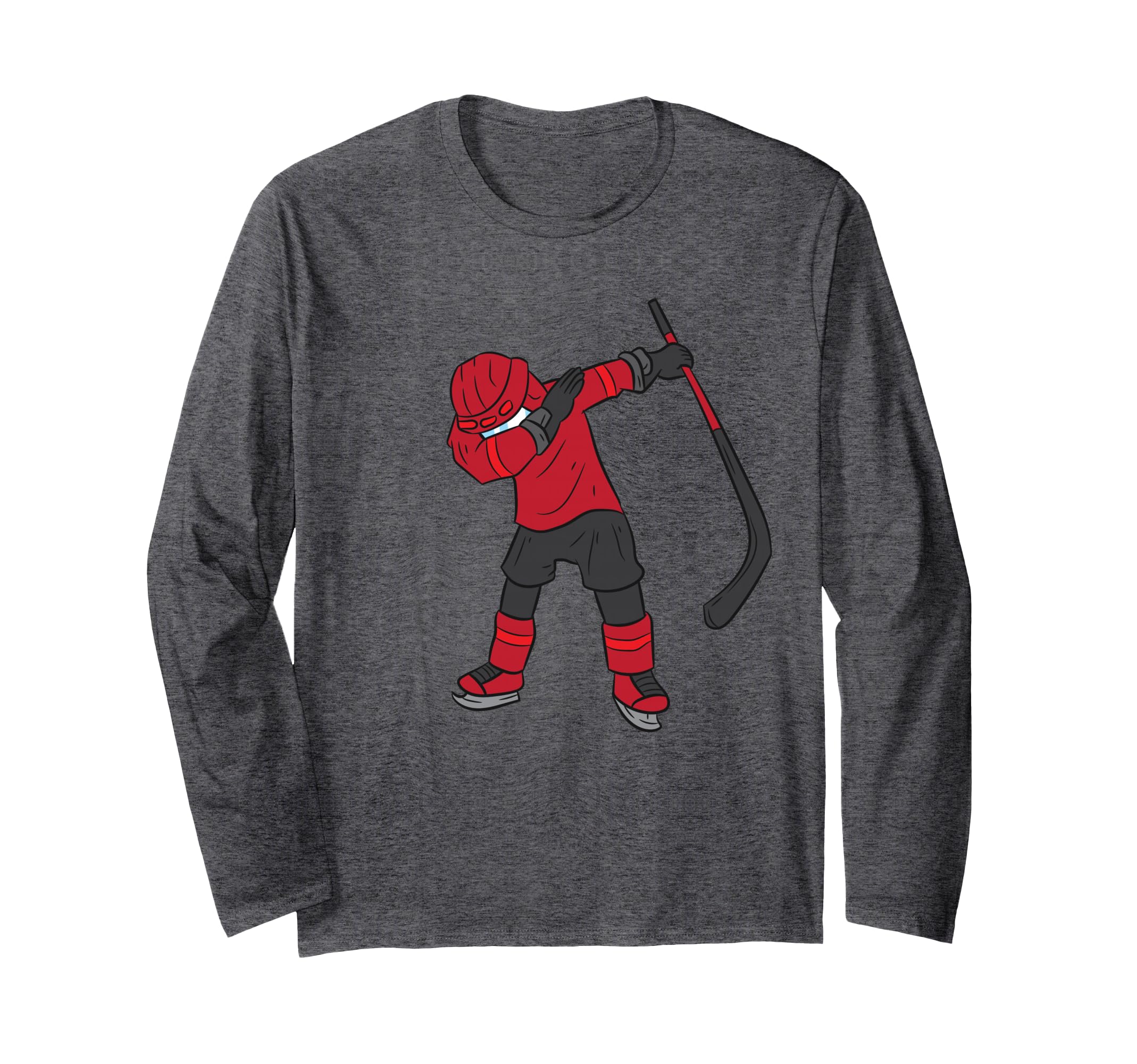 Ice Hockey Player Funny Hockey Son Hockey Boy Long Sleeve T-Shirt