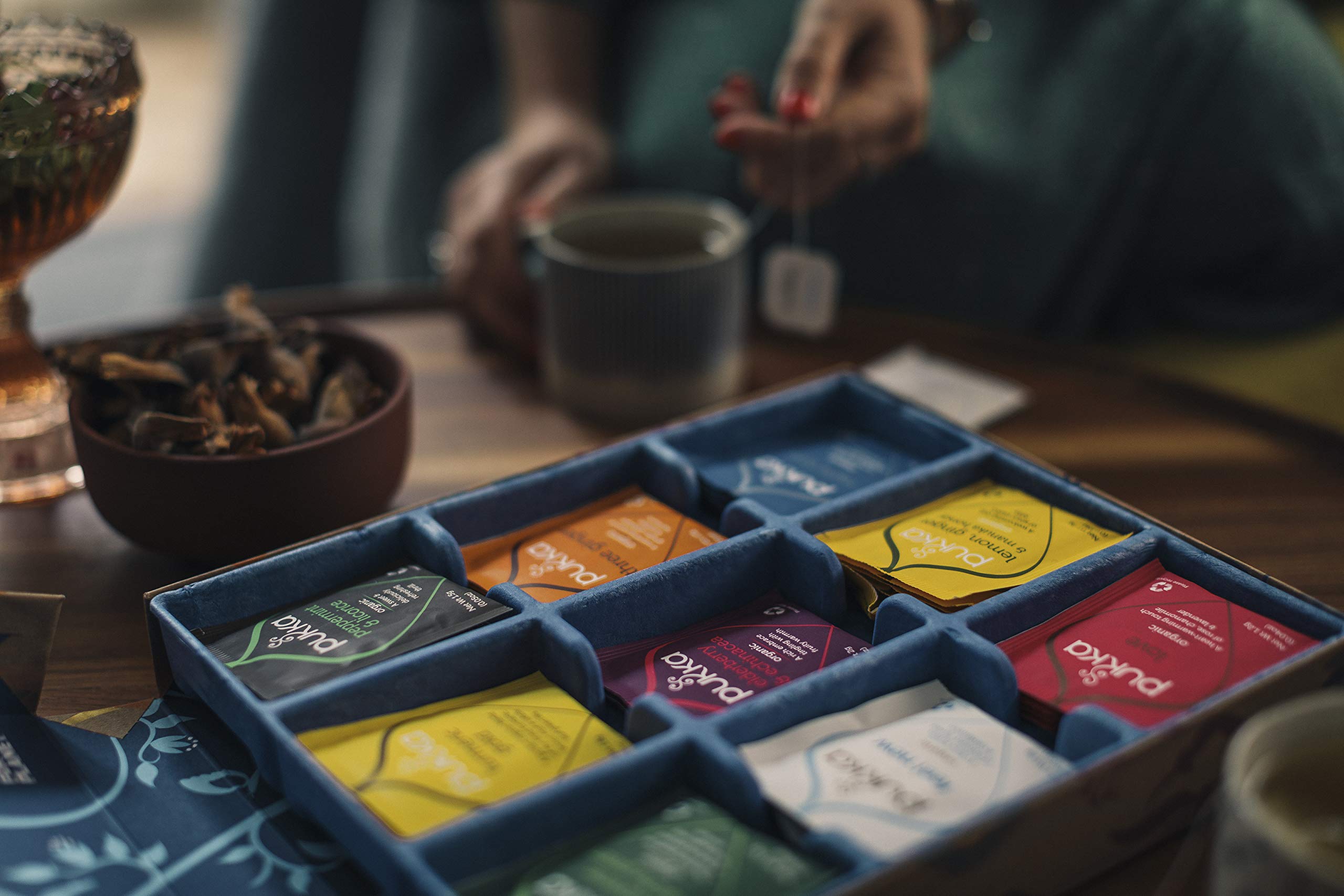 Pukka Tea Selection Box, Collection of Organic Herbal Teas (1 Box, 45