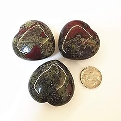 Bacatgem 1 Pcs Natural Dragon Blood Jasper Palm