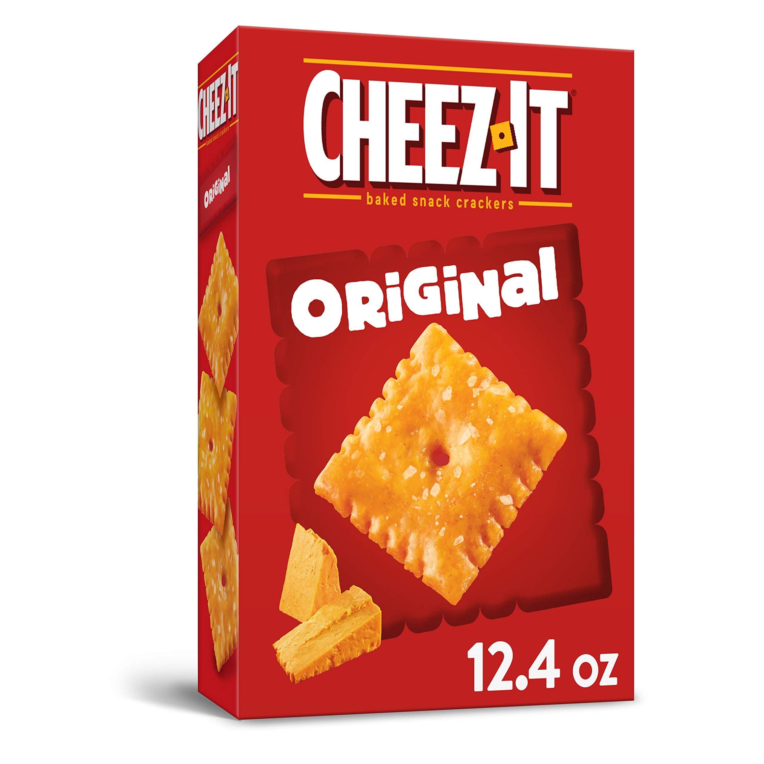 Cheez It Baked Snack Cheese Crackers Original 12 4 oz Box | amzdealz