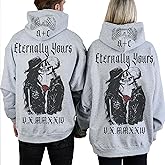 Custom Couple Hoodies Skeleton Couples Personalized Couple Gift Gift for Boyfriend Girlfriend