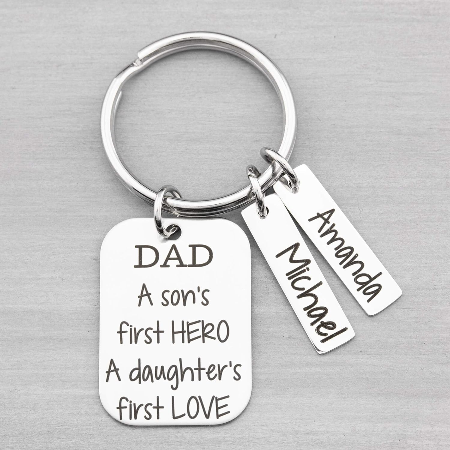 personalized keychains for dad