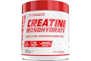 TC Nutrition Creatine Monohydrate Powder 5g - Pure Creatine Powder for Increased Strength, Muscle Growth, Improved Endurance 