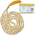 Crystal Japa Mala - 108 Beads Buddhist Prayer Beads - AAA Grade Original Healing Gemstone Agate Mala for Yoga Meditation Spiritual Reiki Feng Shui