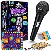 Vodolo New Music Game 2025 for 2-10 Player,Fun Song Singing Game Adult Party Games with 260 Lyrics (130 Cards) and 20 Blank Card,Finish The Lyrics Music Grab Card Board Games Gift for Family Night