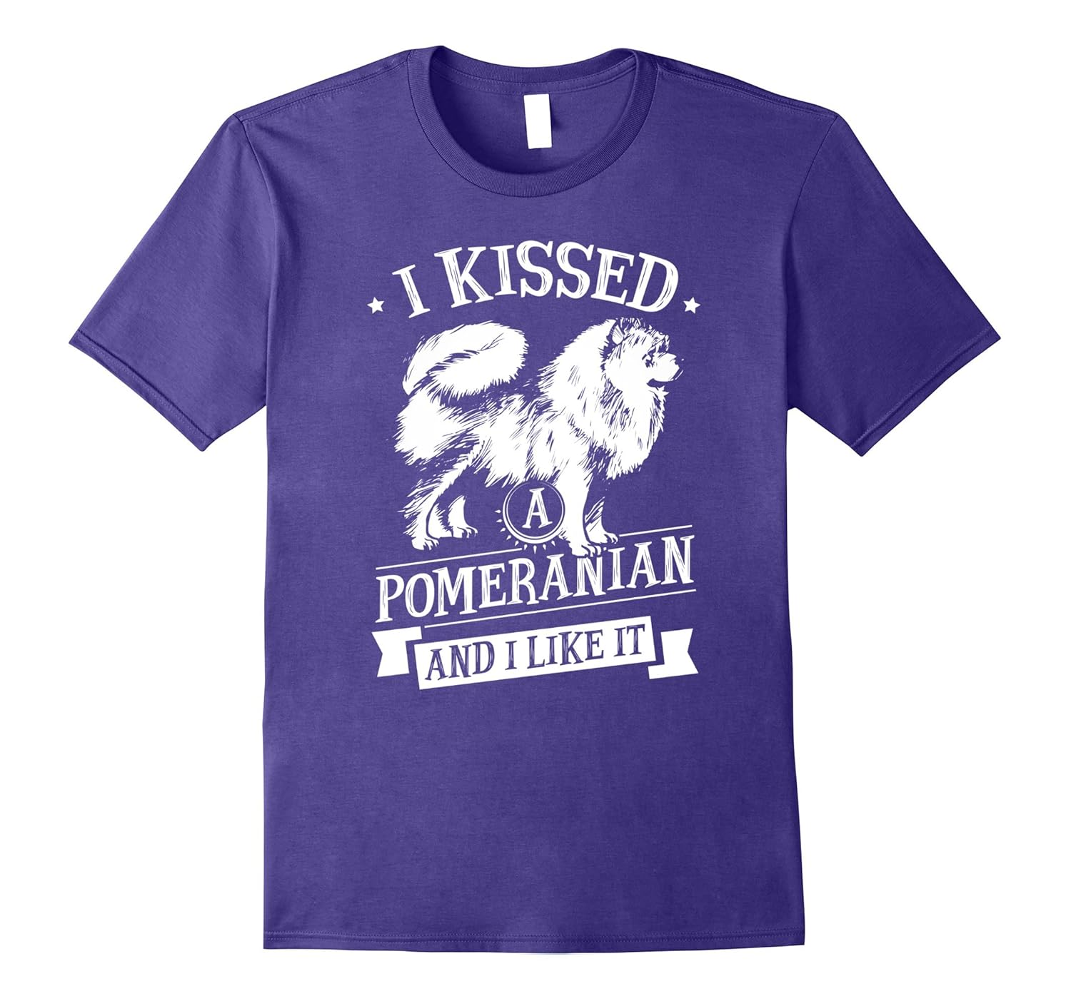 Pomeranian Tshirt, i kissed a Pomeranian-T-Shirt