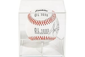 Franklin Sports Display Case – Memorabilia – UV Protected – Sport Collectibles - Baseball - Batting Gloves - Basketball - Soccer Ball - Football