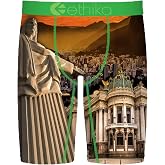 Ethika Men's Staple Boxer Brief, Fair Warning | Premium Stretch mens staple with Signature Design, No Ride-up and Breathable Cotton