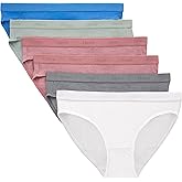 Hanes girls Originals Supersoft Bikini Underwear, Modal Rib Panties for Girls, 6-pack