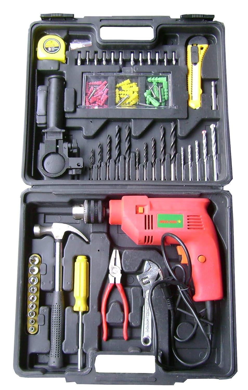 100+ Pcs Drill Toolkit With Powerful 13 mm Drill Machine