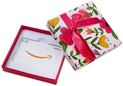 Amazon.de Geschenkkarte in Geschenkbox (Blumen) - mit kostenloser Lieferung per Post