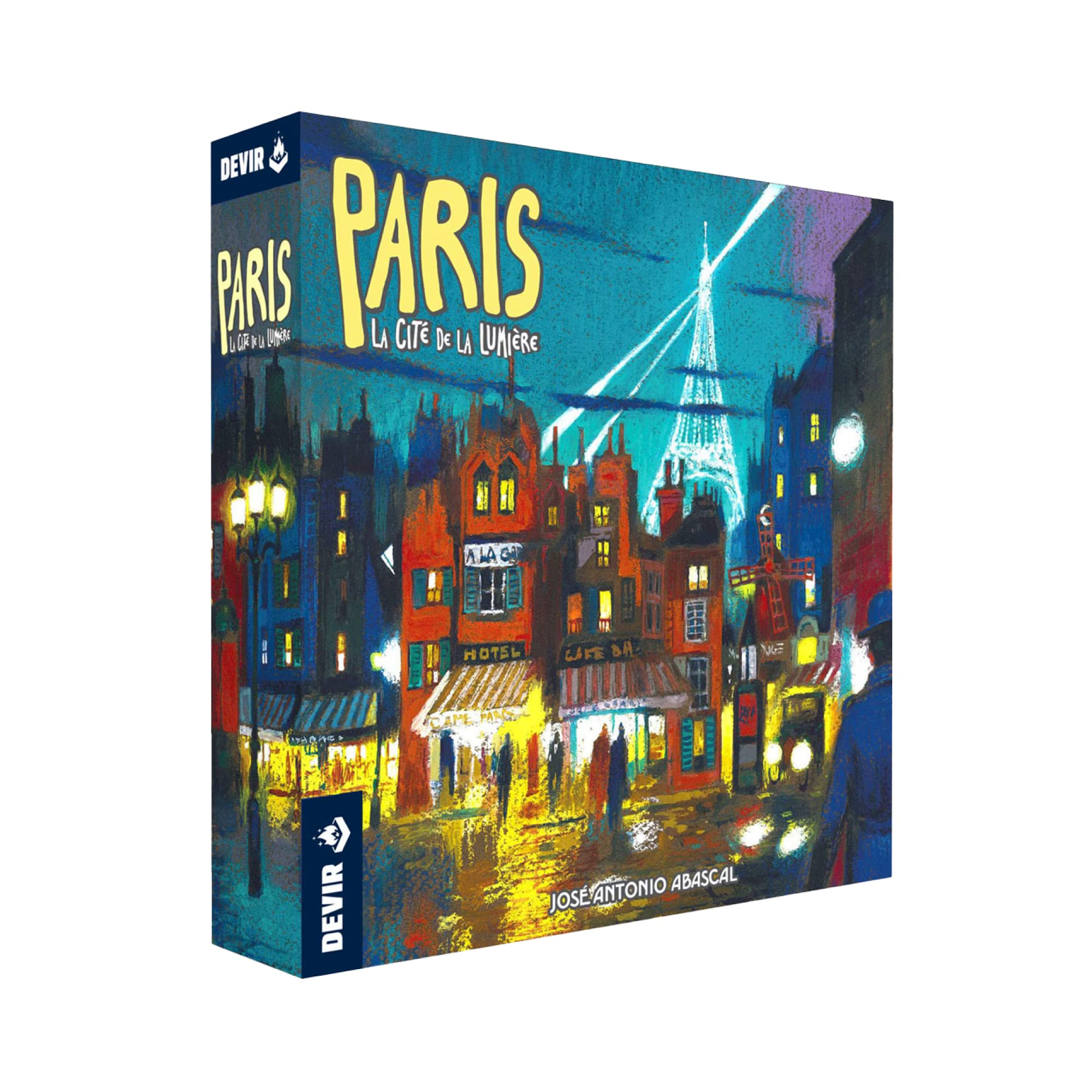 Thames & Kosmos Devir Paris: La Cité de la Lumière, Tile Placement Game, Family Games for Game Night, Strategy Board Games for Adults and Kids, For 2 Players, Age 8+