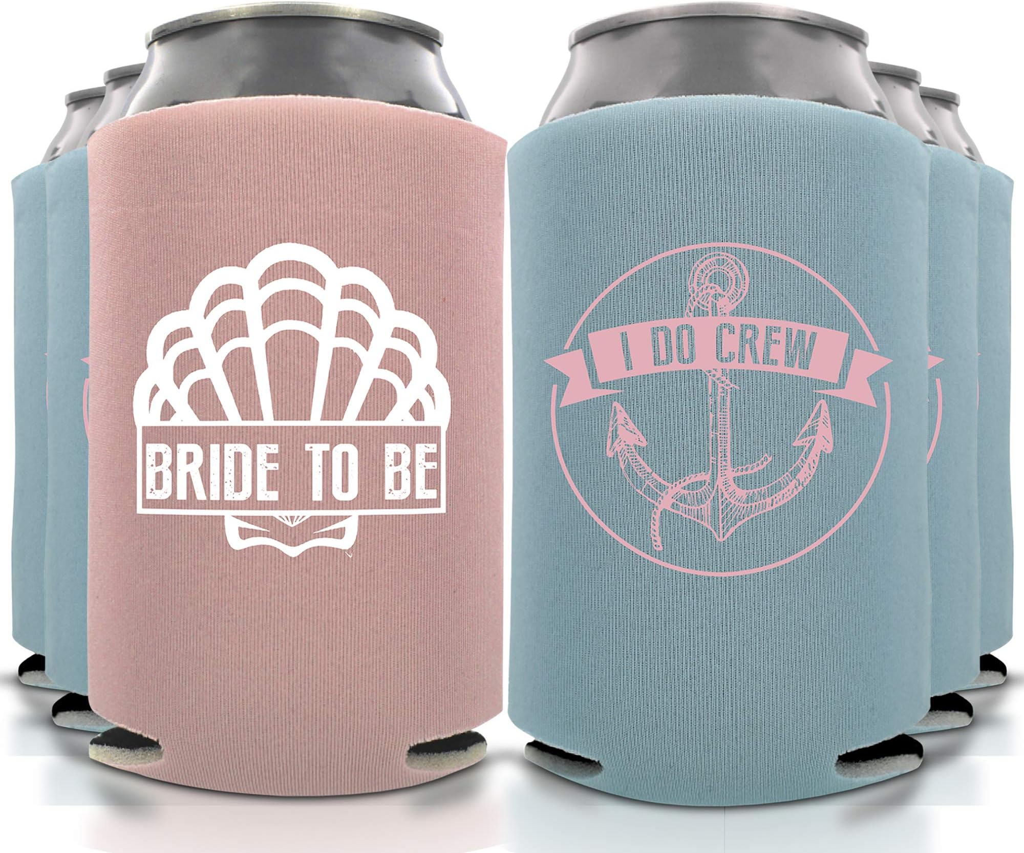 Beach Bachelorette Party Can Coolers. Set of 11. Do Not Peel. Work as Favors or Supplies for Your Bachelorette Party, Bridal Shower, or Wedding