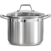 Tramontina Lock &amp; Drain Stainless Steel 8-Quart Pasta Pot and Strainer