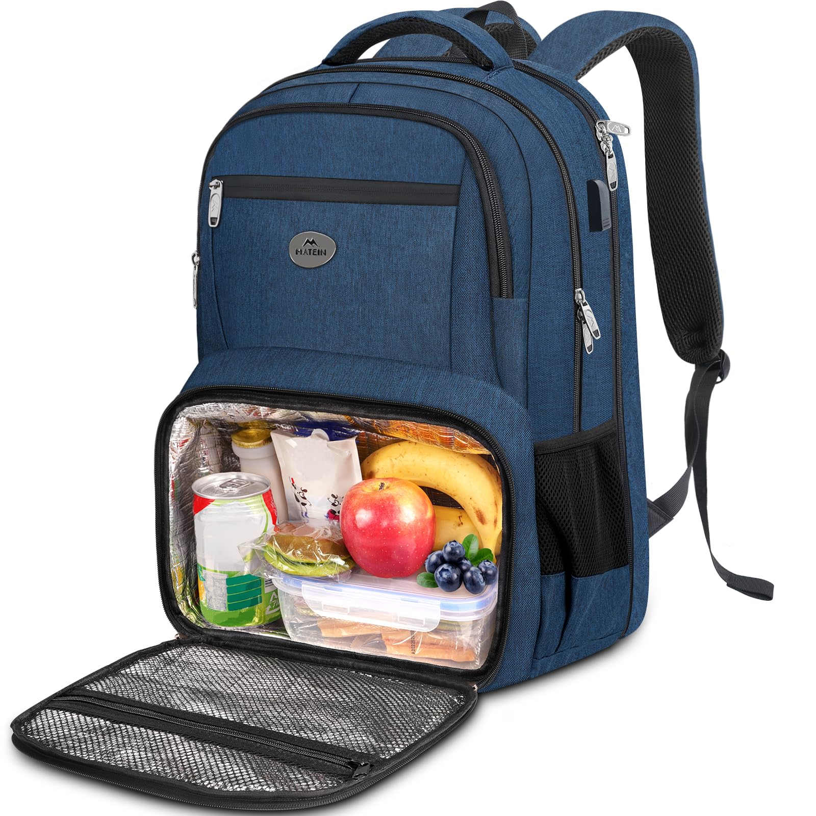 Photo 1 of MATEIN Mens Backpack for Work, Water Resistant Lunch Box Backpack Fits 18 Inch Laptop, Flight Approved Travel Bookbag with Luggage Sleve, Extra Large Insulated Cooler Bag, Gifts for Adult