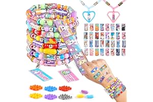 DIY Sticker Bracelets, 320Pcs Mini Holographic Stickers Rolls Bracelet, Sticker Bracelet Kit, Beads & Charms & Pendants, Stic