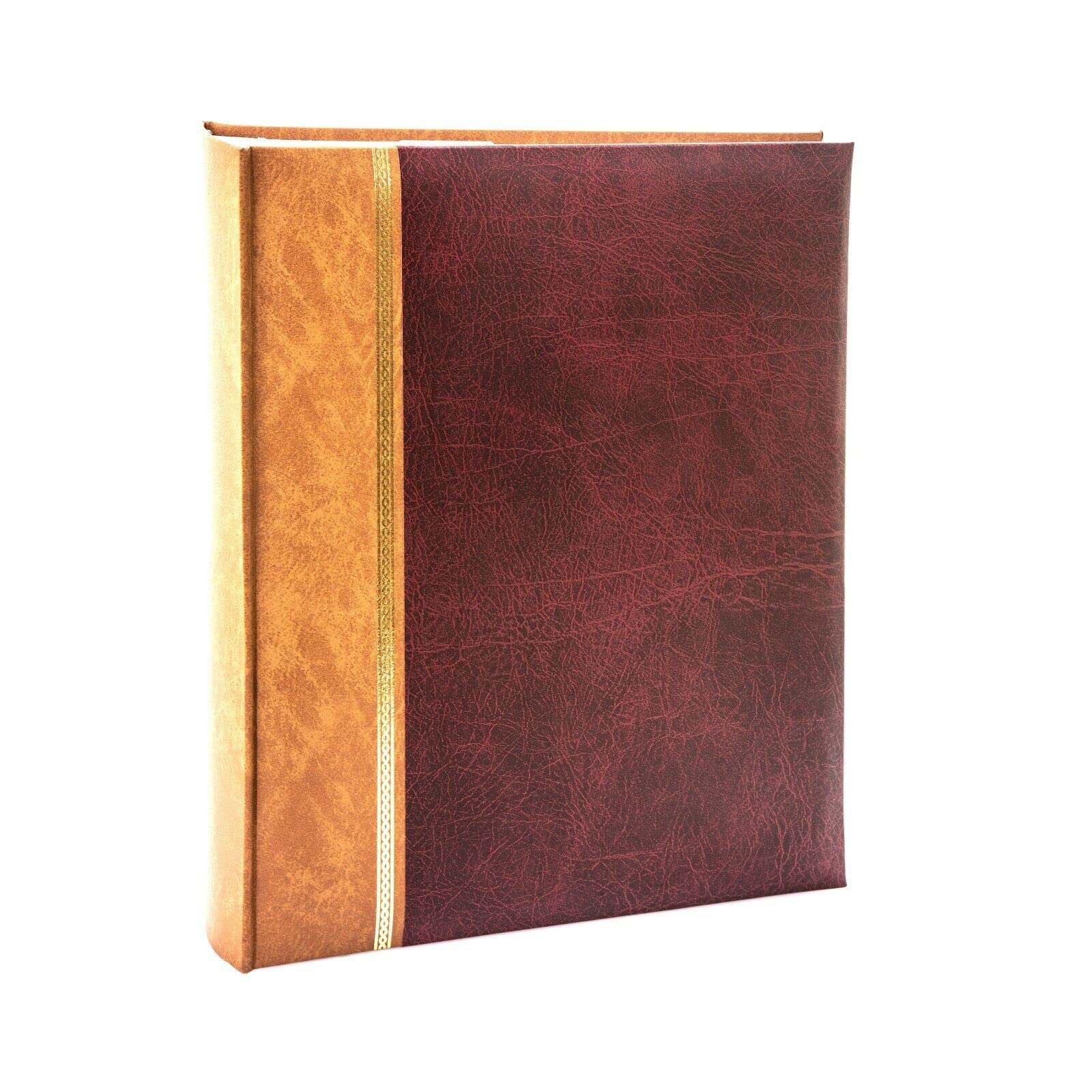 Kenro Grace Classic Photo Album for 300 Photos 6x4 Inch / 10x15cm Red Faux Leather Slip-In Pages and Memo Space - KD111RD