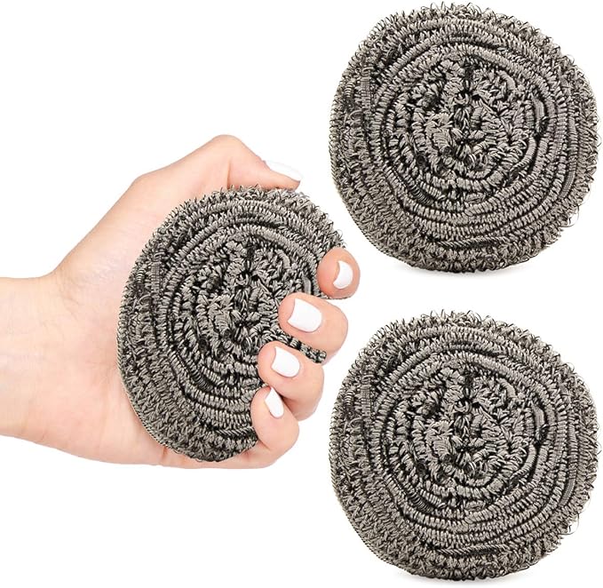 Sunday (3 Pack) Stainless Steel Scouring Pads Tough