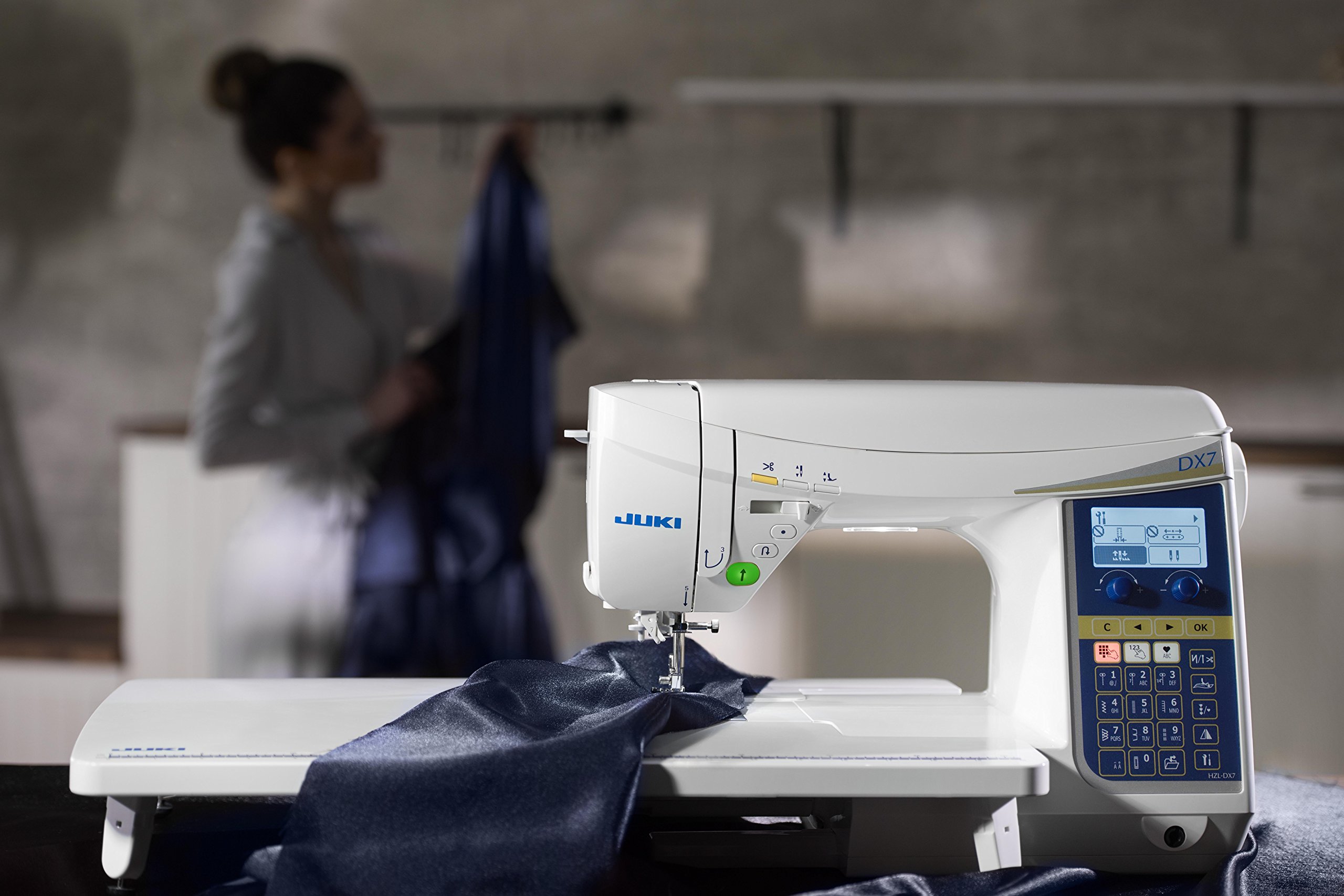 Juki HZLDX7 Electric Sewing Machine with Automatic Thread Cutter Foot