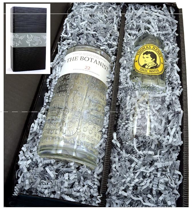 The Botanist Gin 46% 0,7l in Geschenkkarton mit 1 Kelch Glas und 1xThomas Henry Tonic Water 0,2l