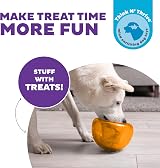 Outward Hound Snoop Durable Interactive Treat Dispensing Toy Large Orange view 3