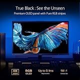 ASUS ProArt PA27DCE-K 27" OLED 4K HDR Monitor USB-C PD 80W Hardware Calibration view 3