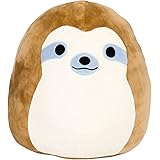 Kellytoy Squishmallow 8 Inch Simon the Sloth Super Soft Plush Toy Pillow Pet