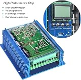 JINGEDD 8000W Wind Solar Hybrid MPPT Charge Controller 12V 24V 48V LCD view 7