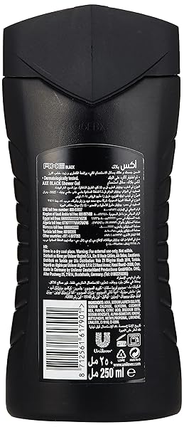 AXE BLACK SHOWER GEL FOR MEN 8.5 OZ