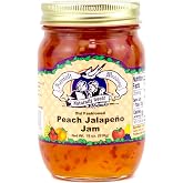 Amish Wedding Peach Jalapeno Jam 18oz (Pack of 2)