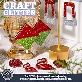 LEOBRO Holographic Glitter 180G Red Ultra Fine 1/128 Inch for Resin Nails Art view 5