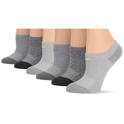 nike women's everyday lightweight no show socks multicolor 6 pack