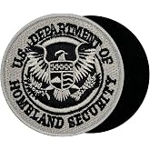 Cute-Patch 3.5" Dept of Security Embroidered Hook and Loop Patch for Halloween Costume Cosplay