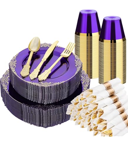 Amazon.com: 6PCS Purple Table Runner, 11